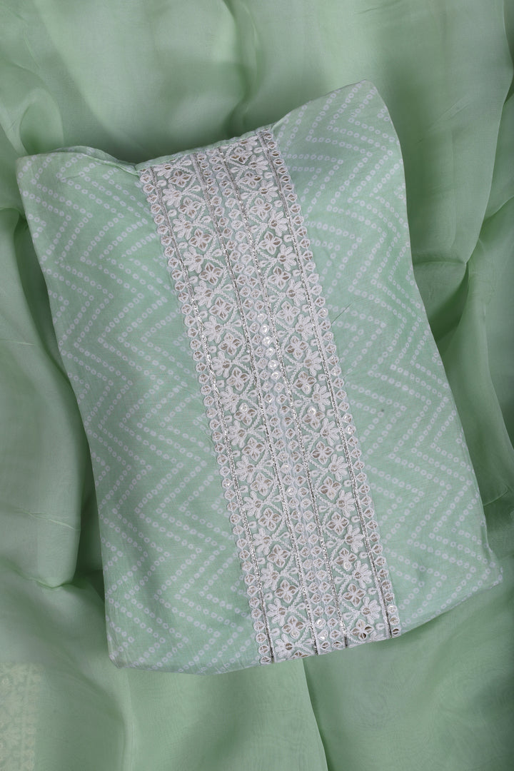 Mint Muslin Suit Set