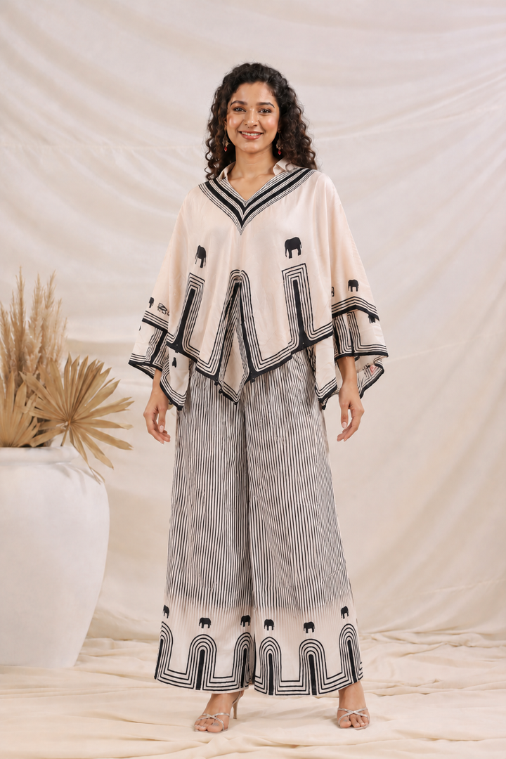 Ivory Safari Luxe Co-Ord Set