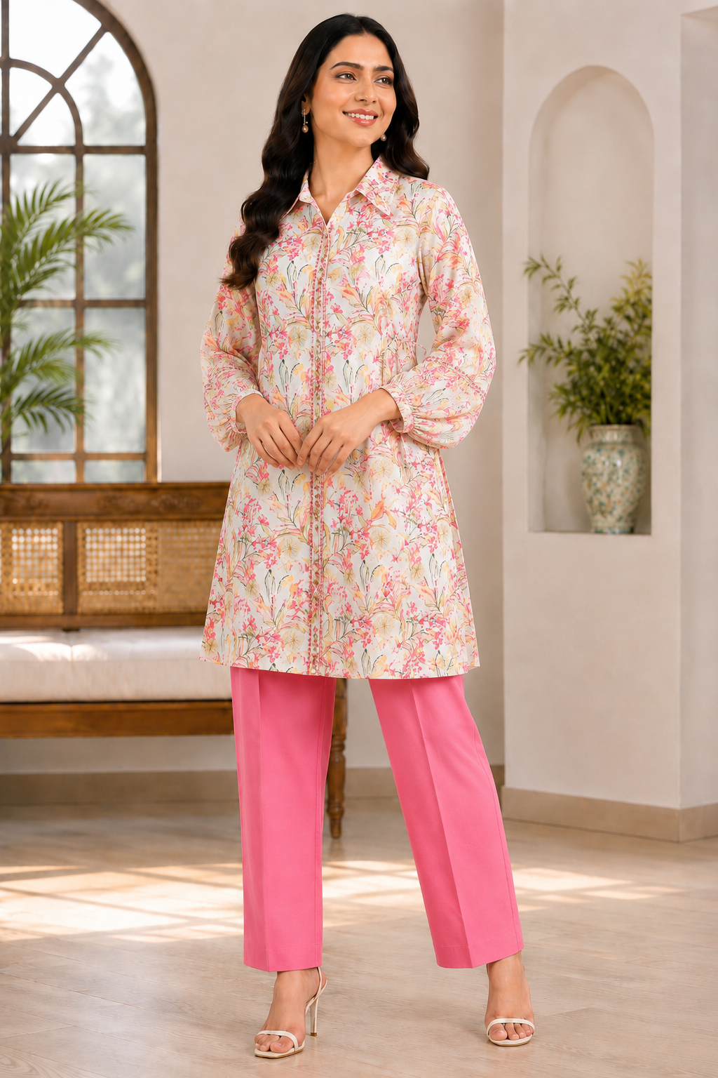 Blossom Muse Muslin Coord Set