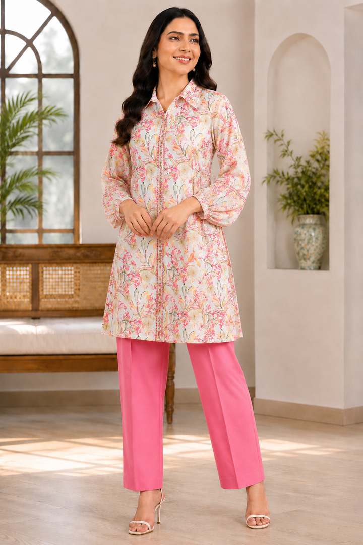 Blossom Muse Muslin Coord Set