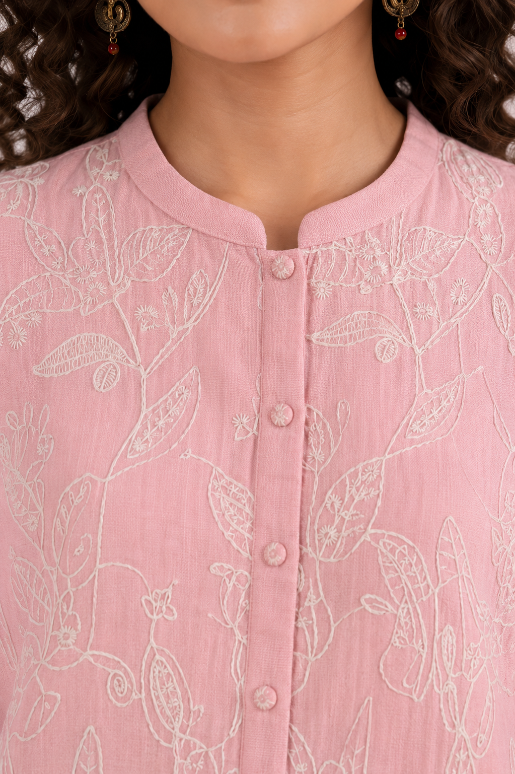 Blush Whisper Linen Co-Ord Set