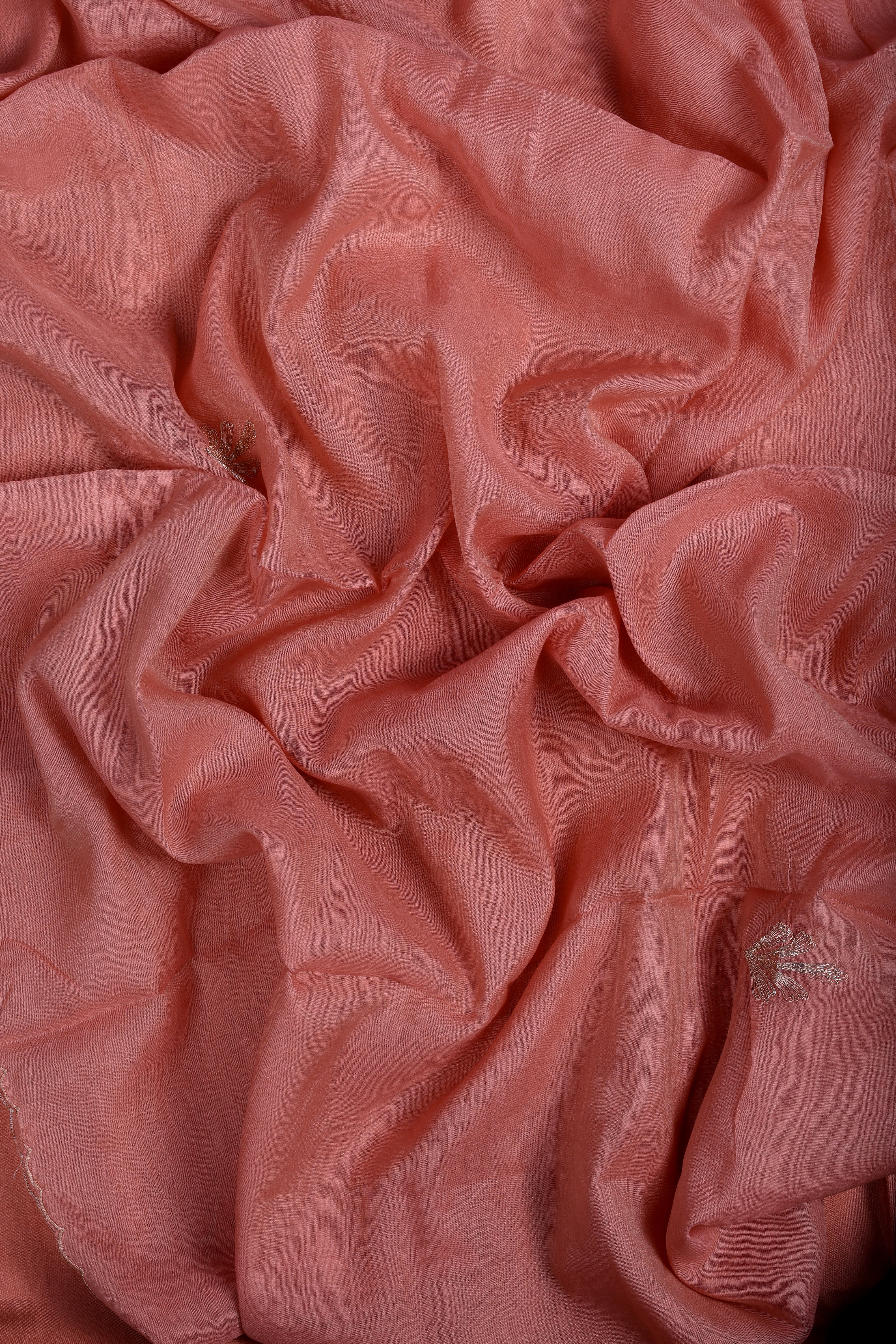 Peach Ombre Zardozi Suit Set