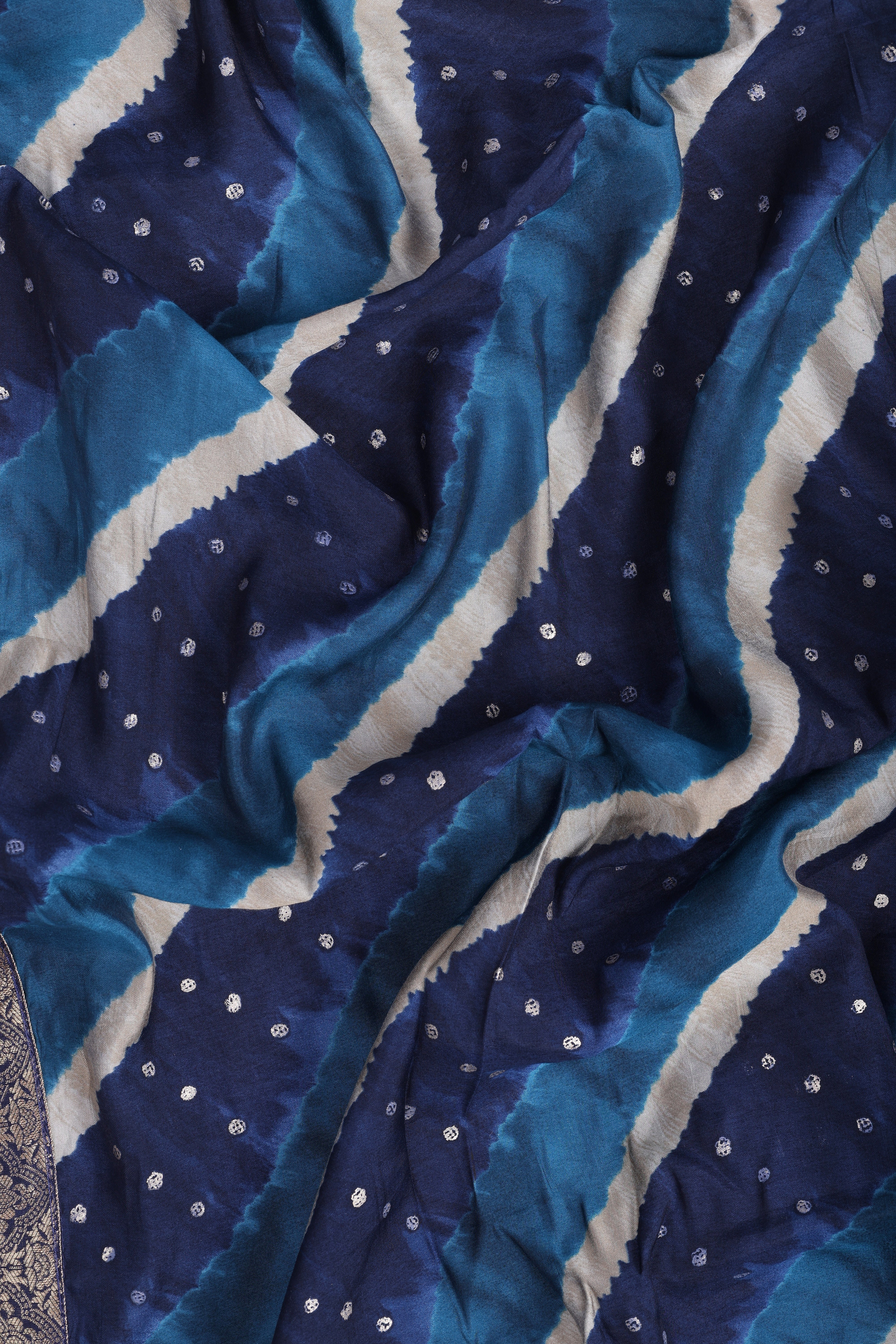 Midnight Blue Gotta Silk Suit Set