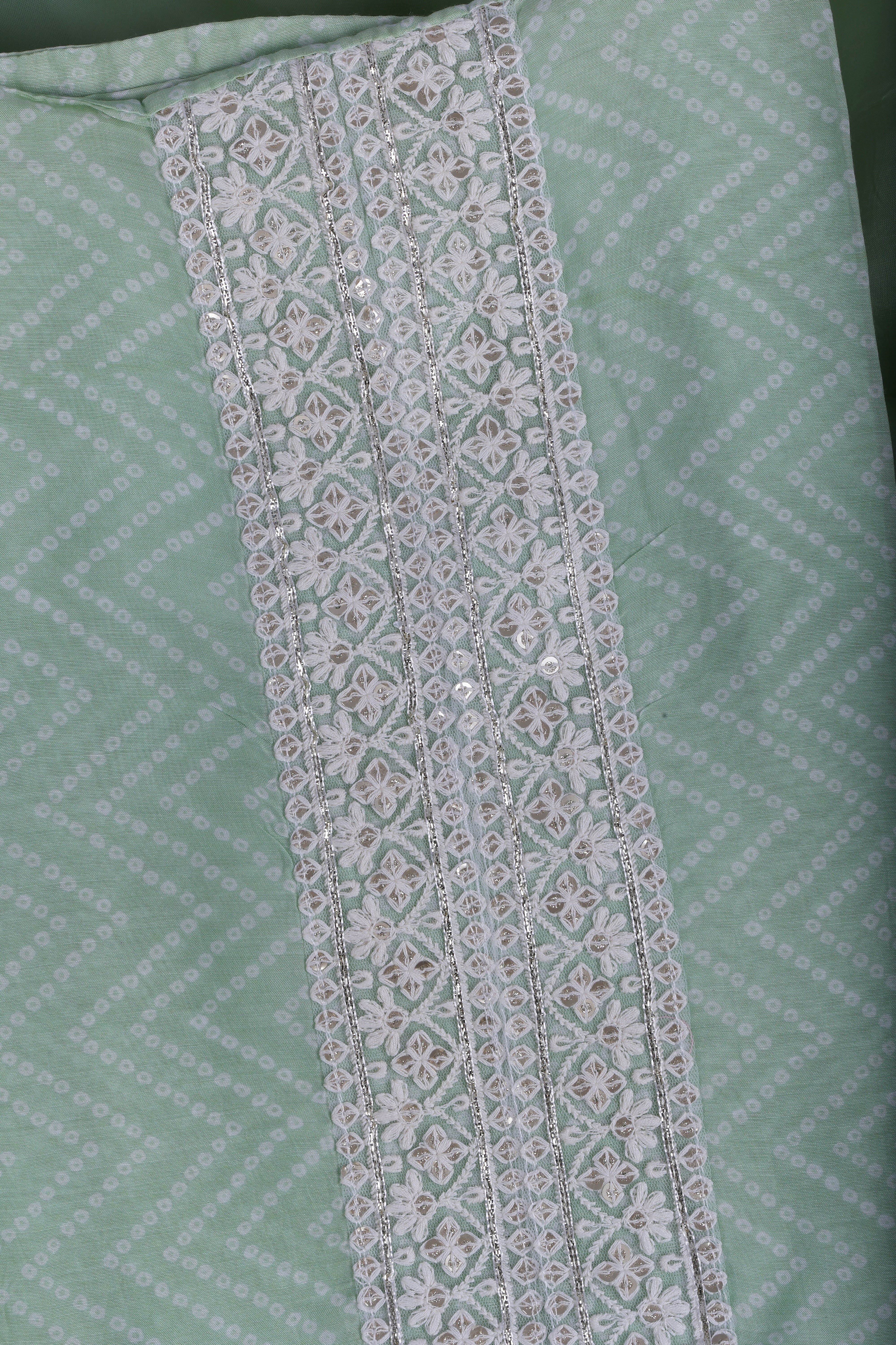 Mint Muslin Suit Set