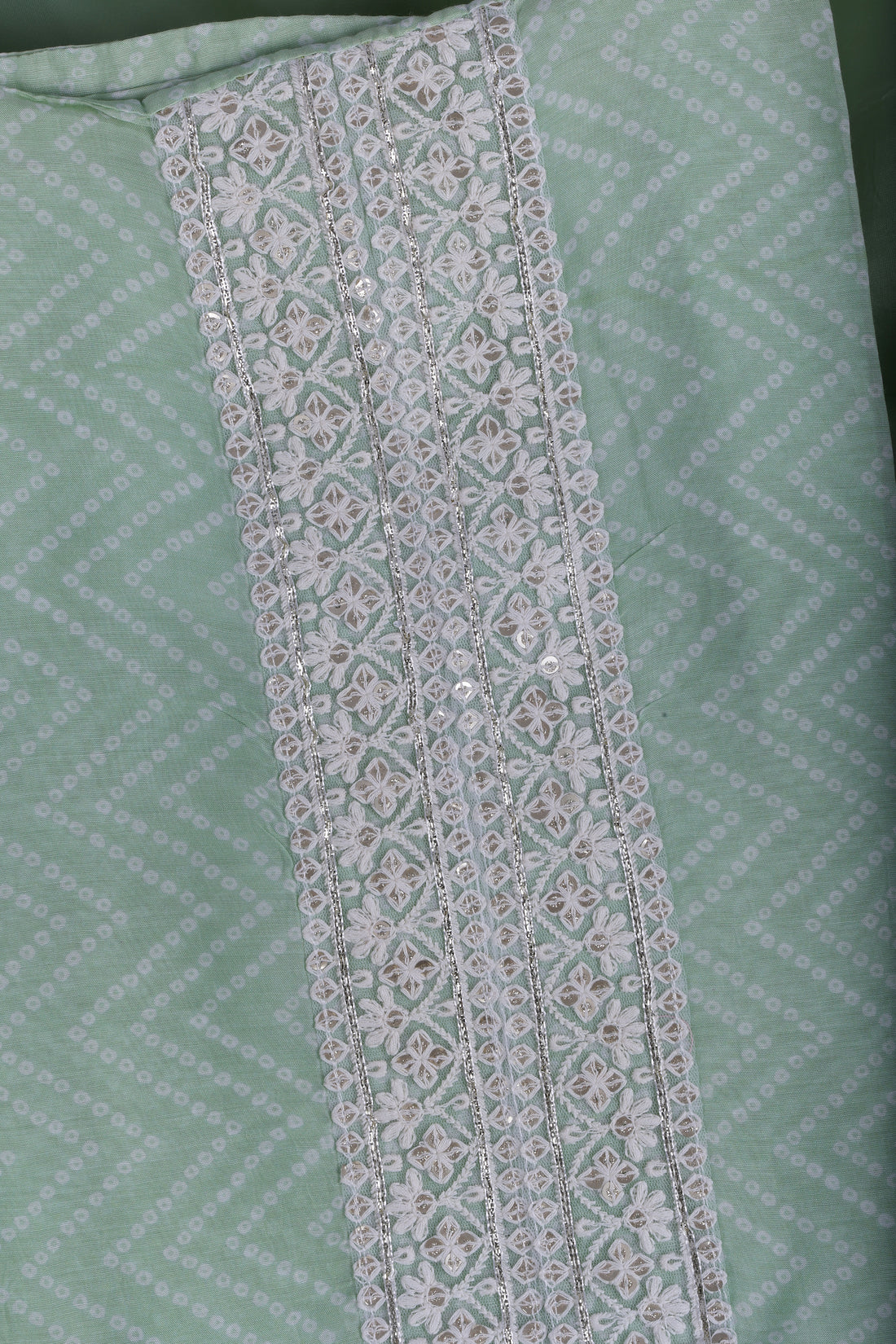 Mint Muslin Suit Set