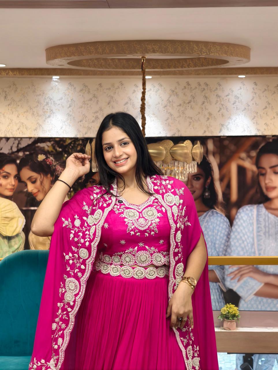 Rani Noor Embroidered Anarkali Set