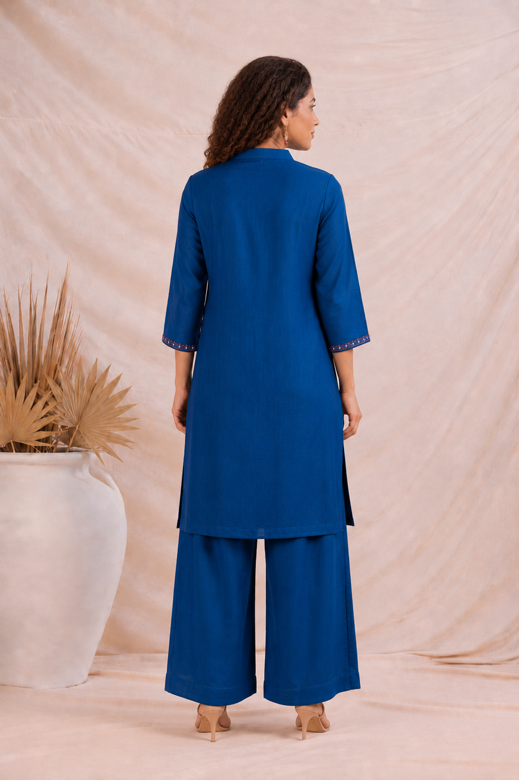 Azure Gulbahar Handcrafted Co-Ord Set