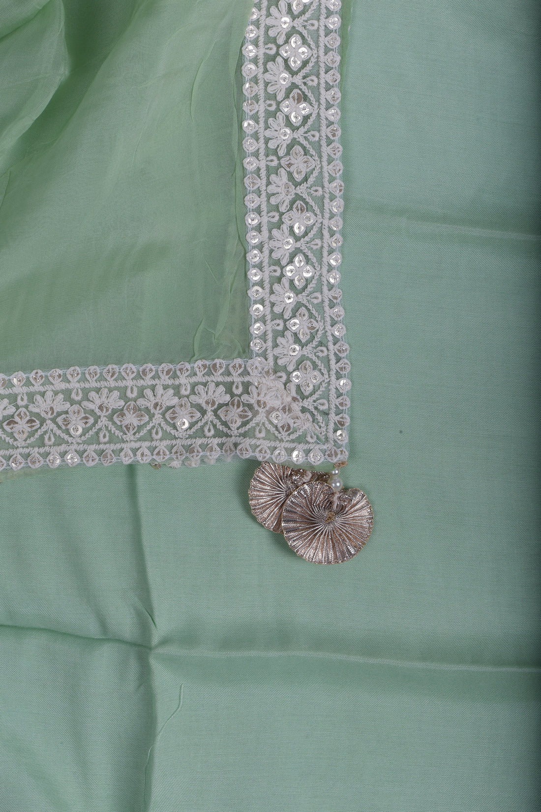 Mint Muslin Suit Set