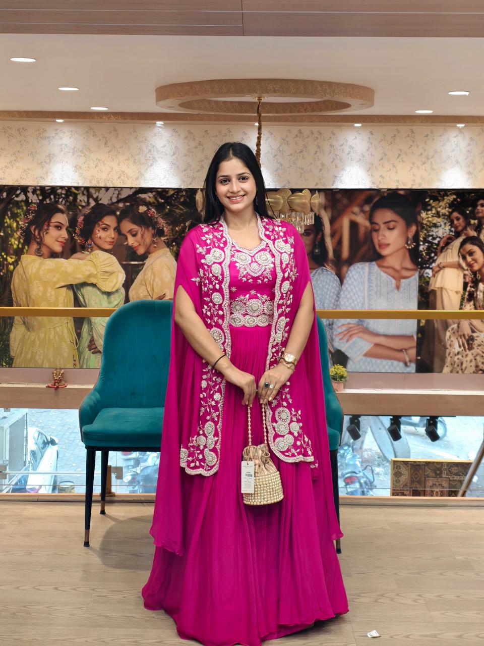 Rani Noor Embroidered Anarkali Set