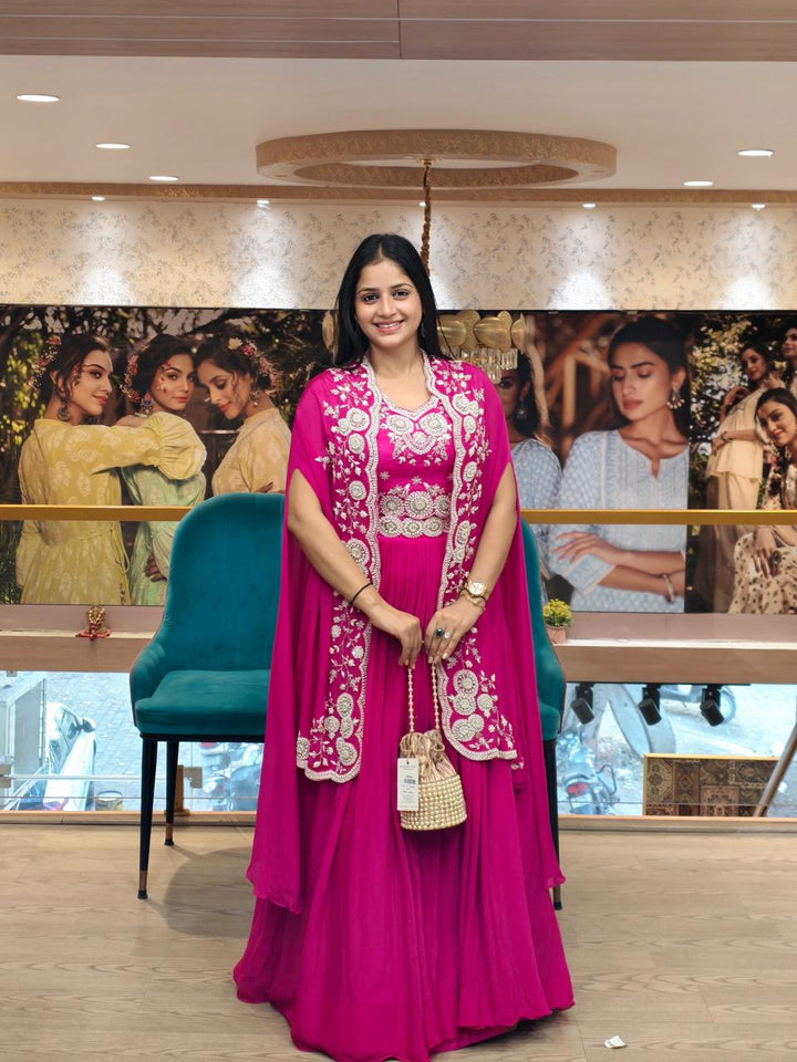Rani Noor Embroidered Anarkali Set