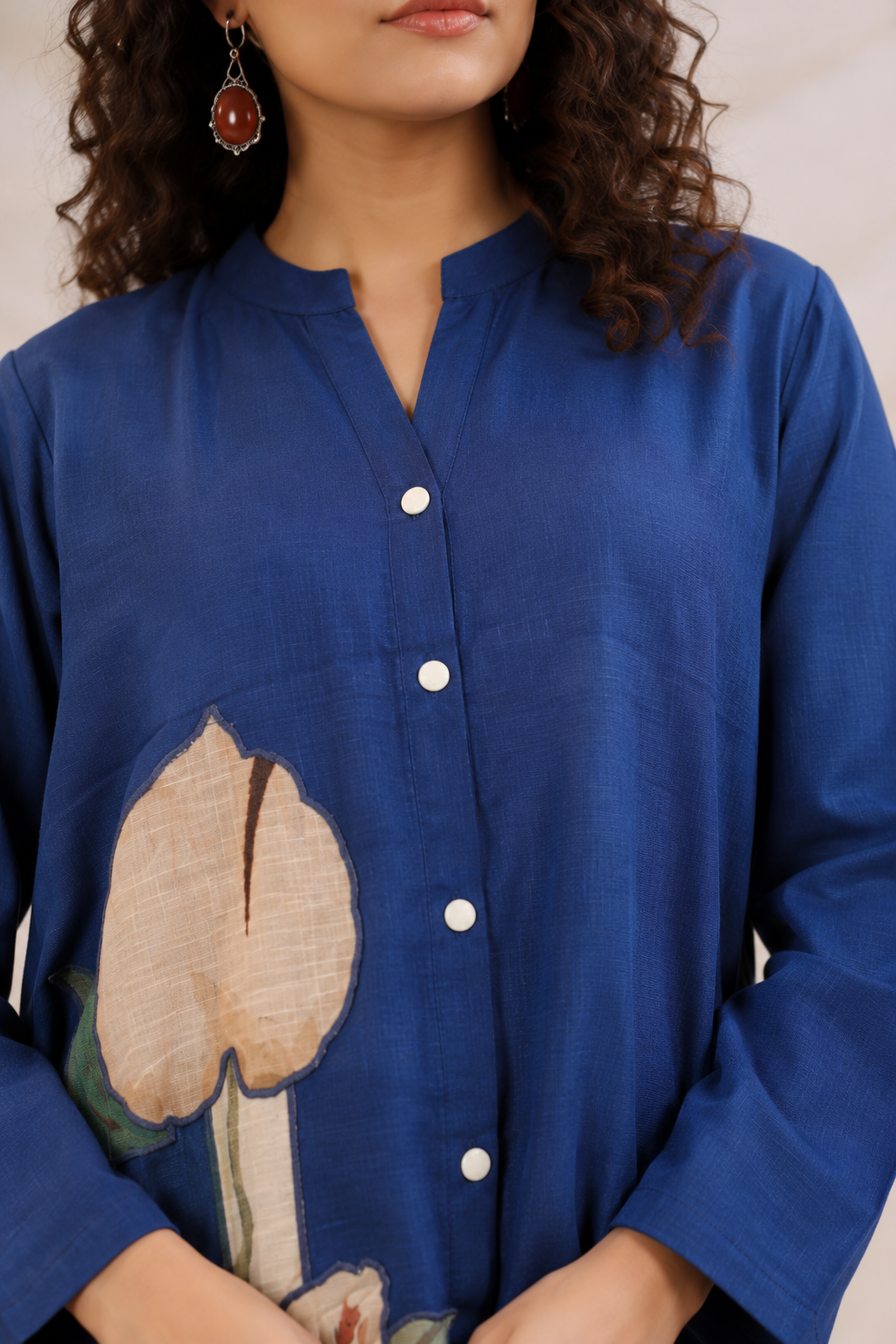 Indigo Lotus Linen Co-Ord Set
