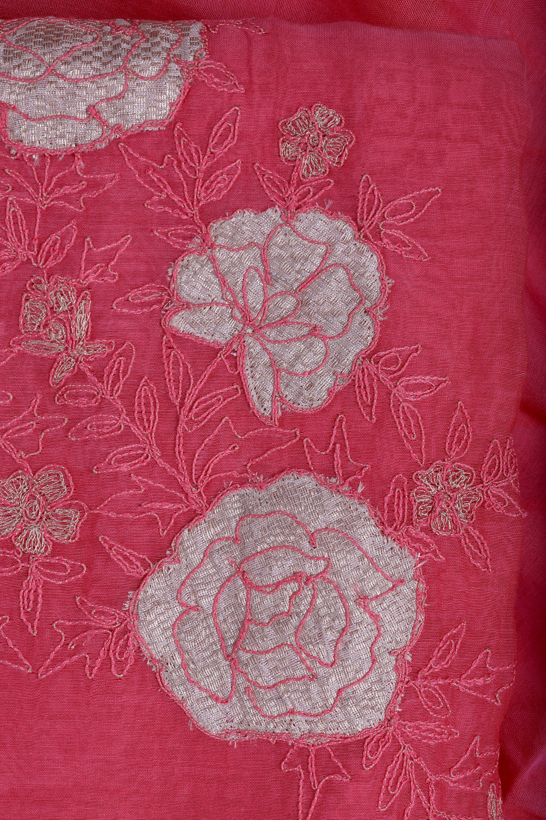 Rose Pink Appliqué Suit Set