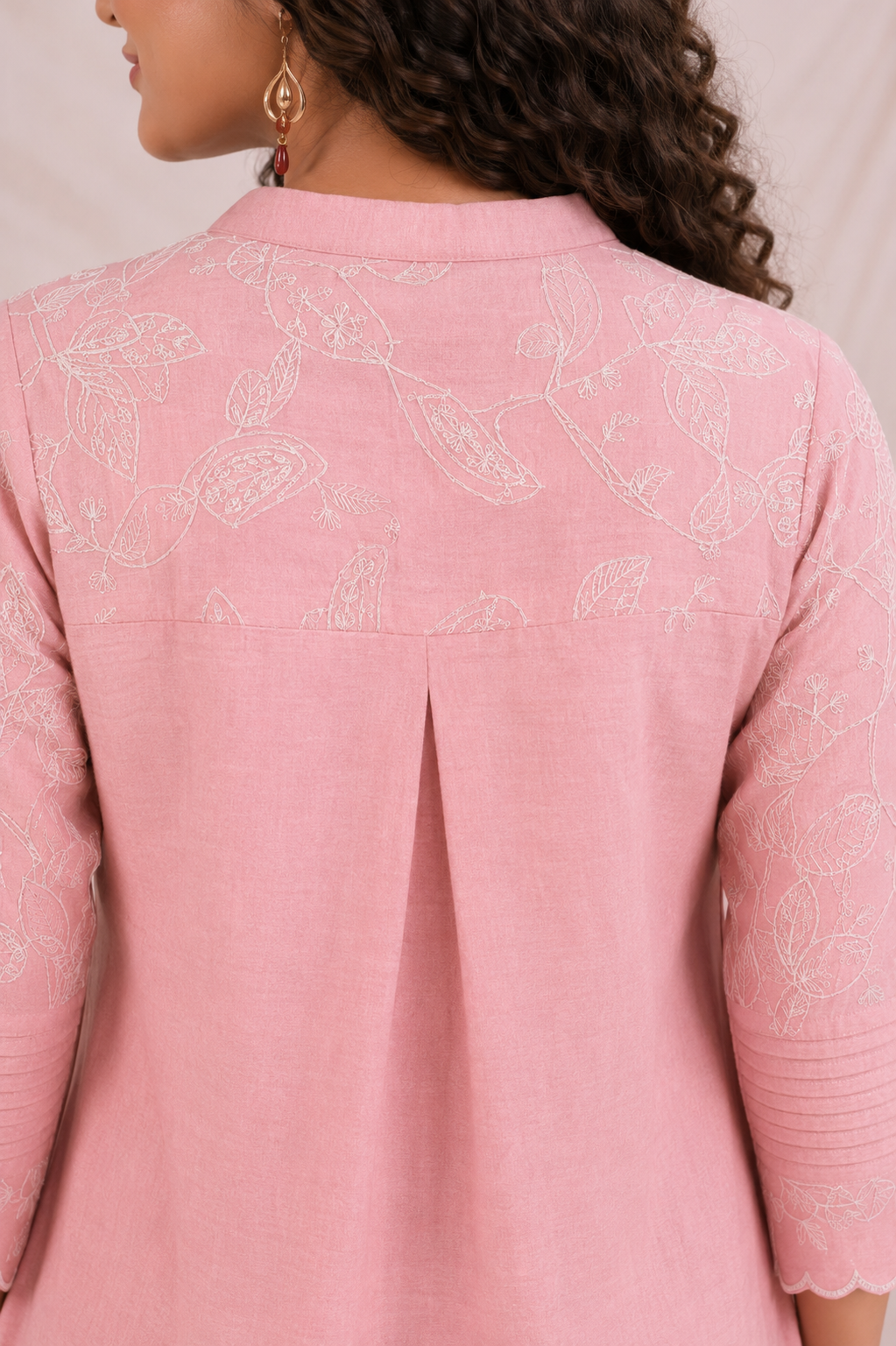 Blush Whisper Linen Co-Ord Set