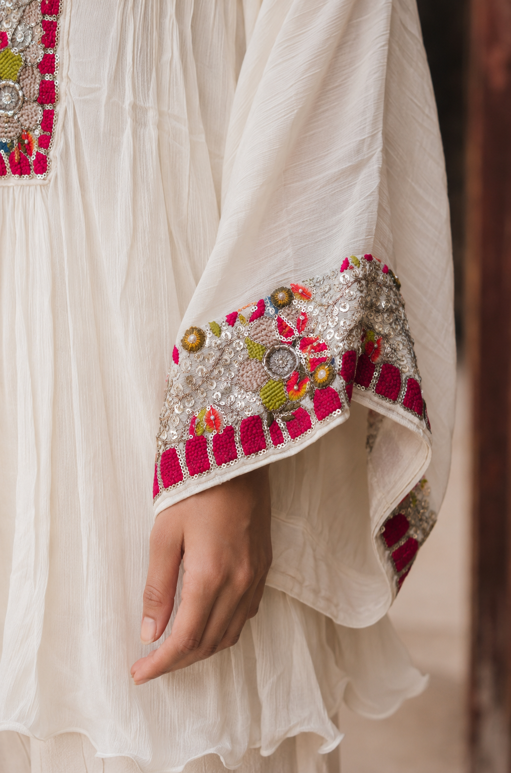 Ivory Heirloom Zardozi Co-Ord Set
