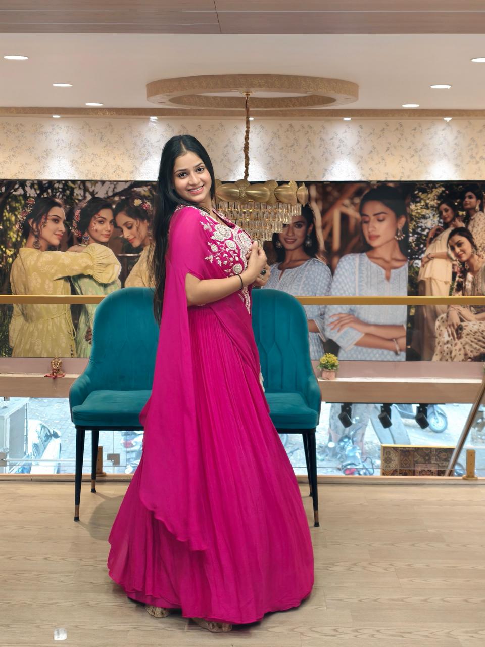 Rani Noor Embroidered Anarkali Set