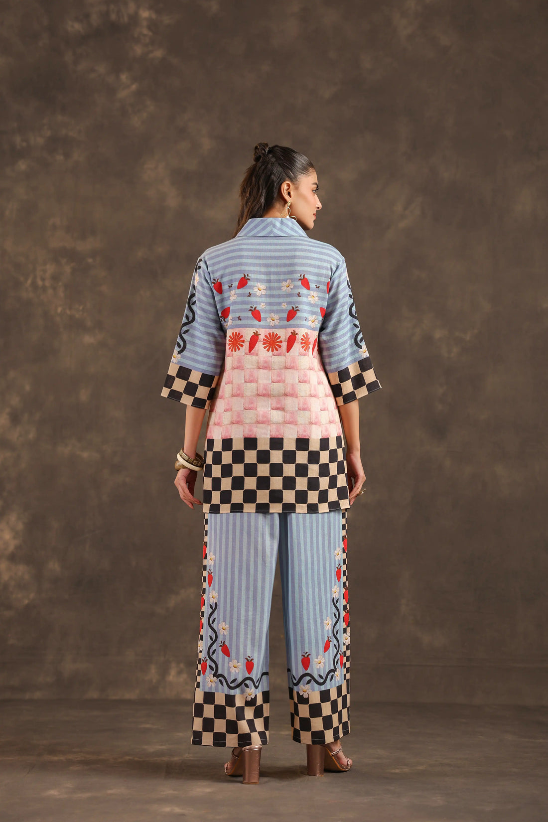 Powder Blue Linen Co-ord Set