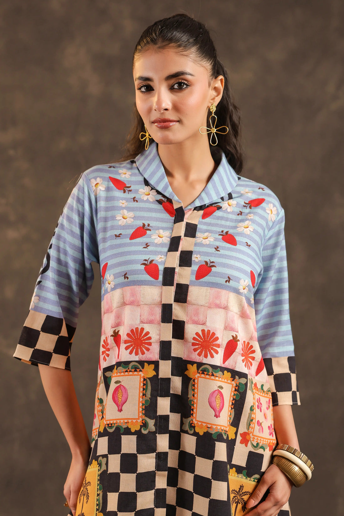 Powder Blue Linen Co-ord Set