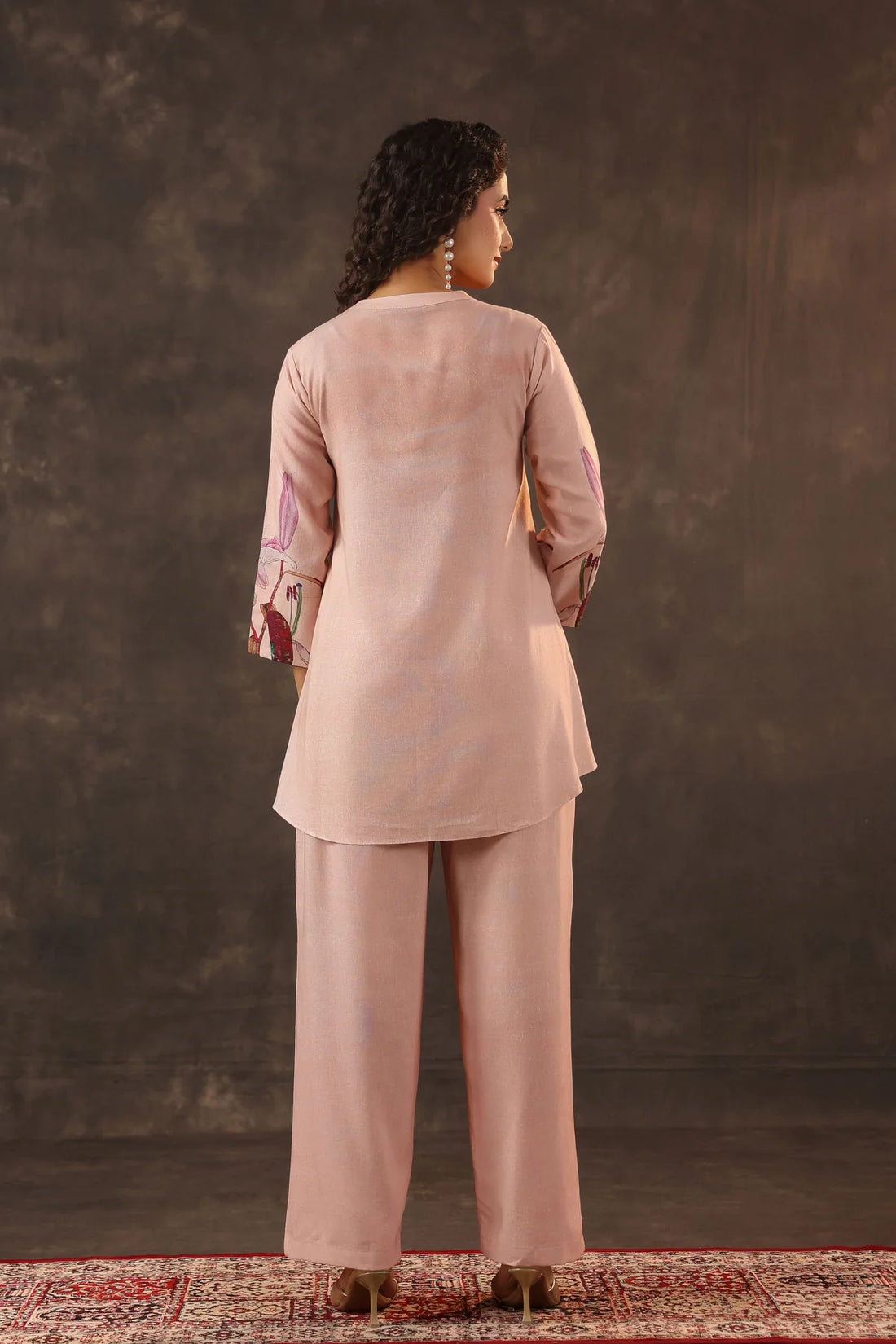 Petal Pink Linen Co-ord Set