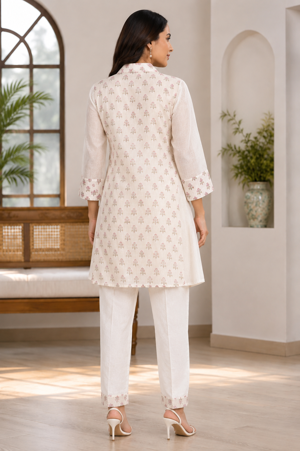 Blush Petal Kota Doriya Coord Set